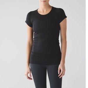 Lululemon Swiftly Tech Short Sleeve Black Top